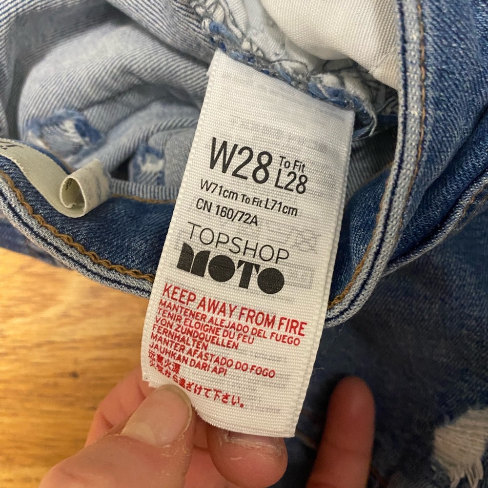 Topshop | size 28 Moto Jamie jeans - Picture 4 of 5